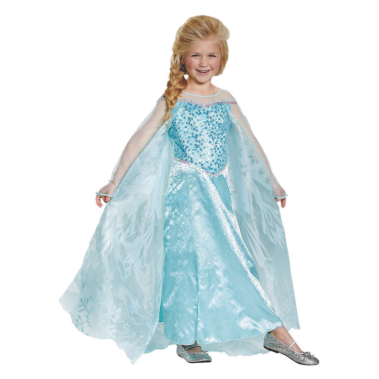 Disguise Girls' Elsa Prestige Costume - 7-8 - Walmart.com
