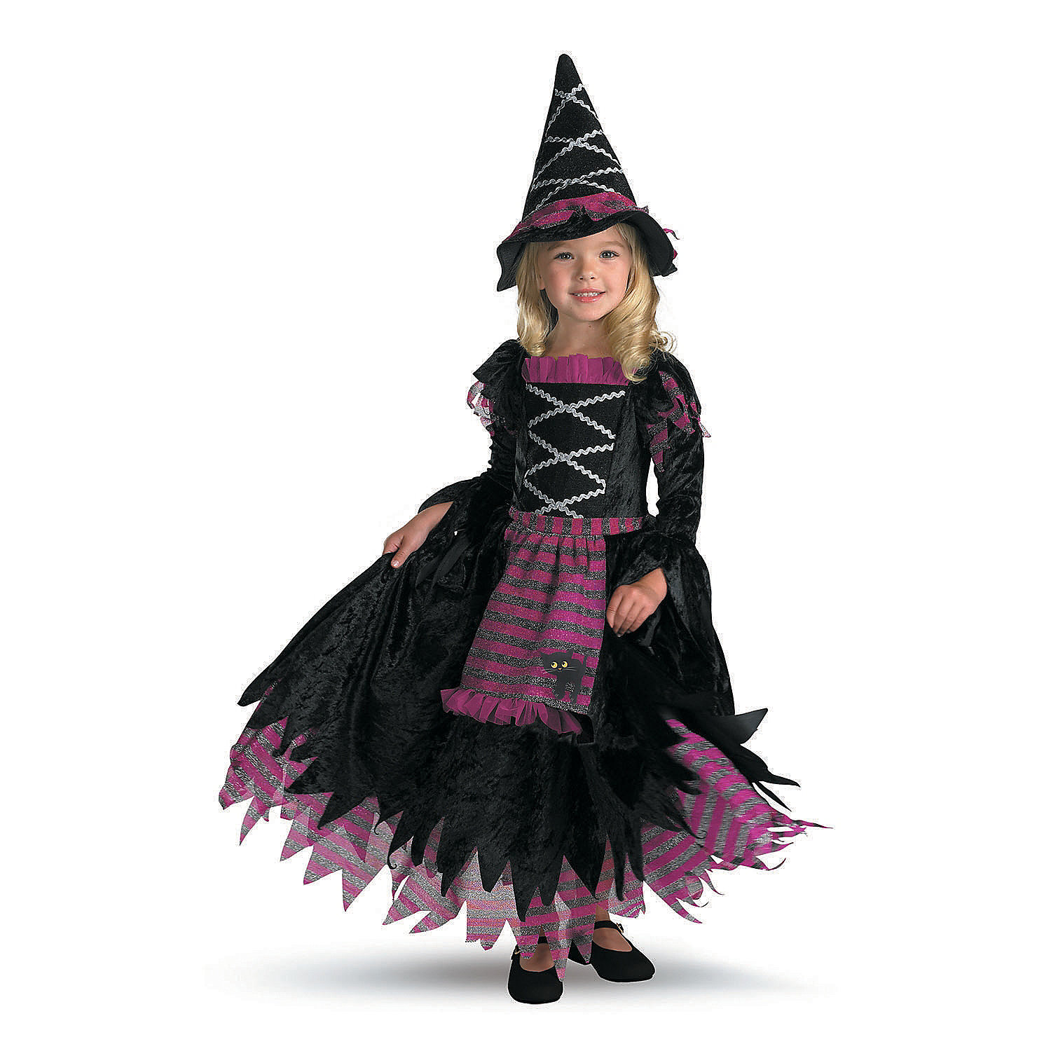 Disguise Girls' Fairytale Witch Costume - Size 4-6 - image 1 of 5