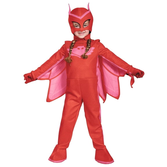 Disguise Girls' PJ Masks Owlette Deluxe Costume - Size 4-6x