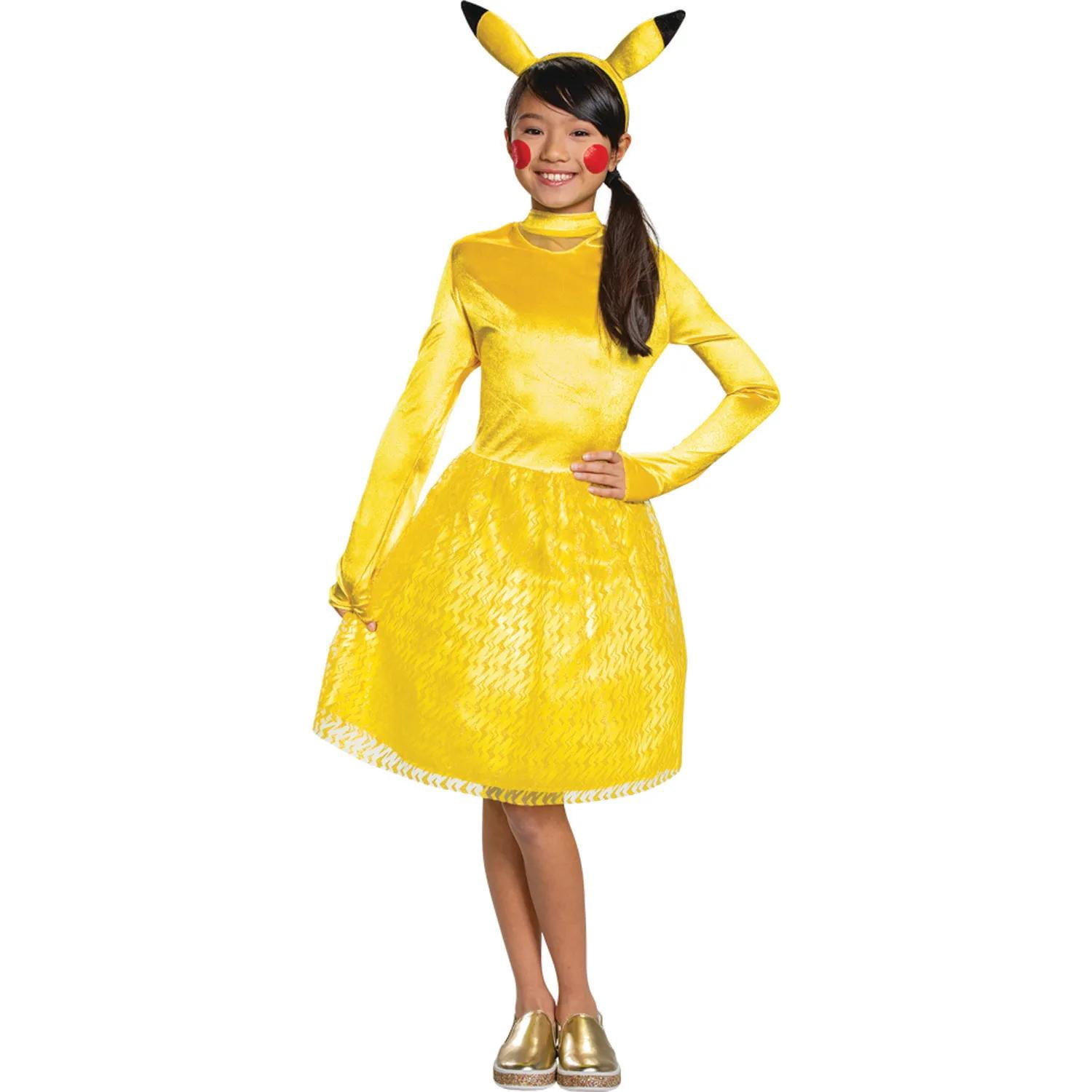 Déguisement Pokémon Pikachu Officiel Pour Fille – Taille 10/12 Ans, Amscan, Idéal Pour Carnaval Et Fêtes