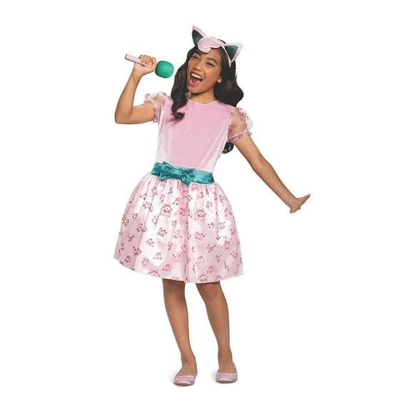 Disguise Girls' Pokemon Jigglypuff Dress Costume - Size 4-6