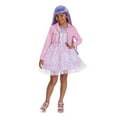 thumbnail image 1 of Disguise Girls' Rainbow High Violet Willow Classic Costume - Size 7-8 - Pink, 1 of 2