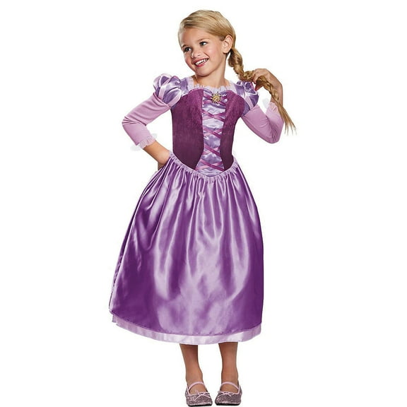 Disguise Girls' Rapunzel Day Dress Classic Costume - Size 4-6