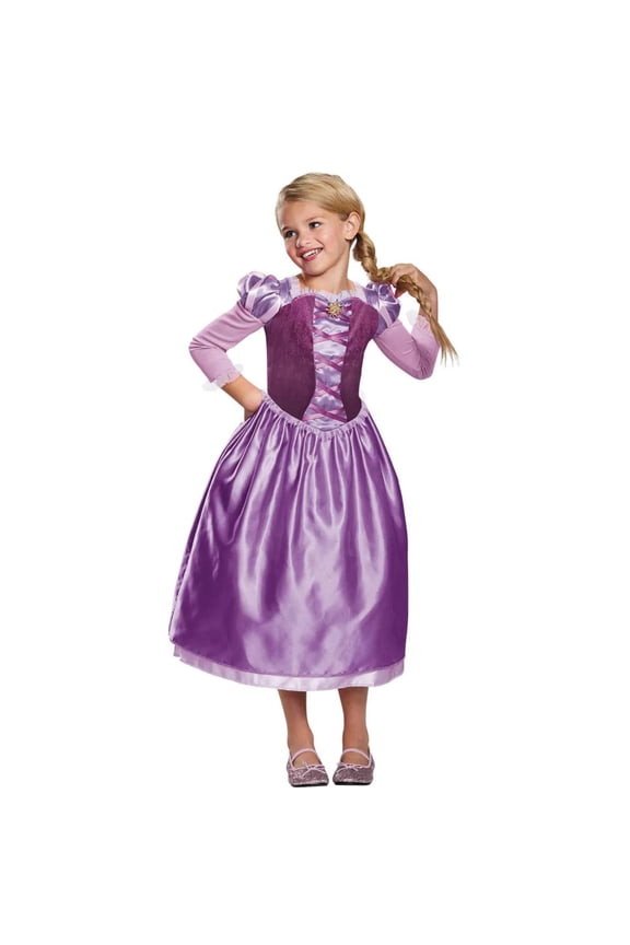 Girls' Rapunzel Day Dress Classic Costume - Size 4-6