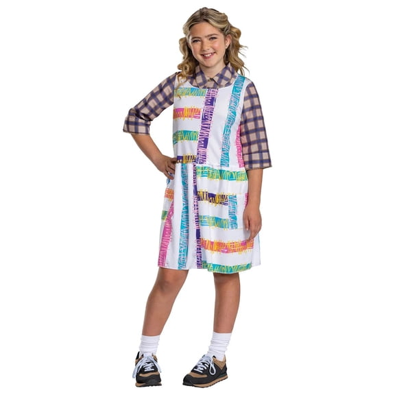 Disguise Girls' Stranger Things Classic Eleven Dress Costume - Size 10-12