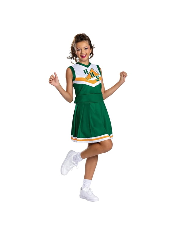 Girls' Stranger Things Classic Hawkins Tigers Cheerleader Costume - Size 8-10