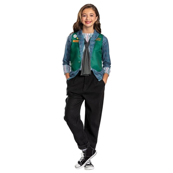 Disguise Girls' Stranger Things Classic Robin Video Stop Uniform Costume - Size 10-12