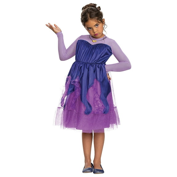 Disguise Girls' The Little Mermaid Ursula Classic Costume - 7-8