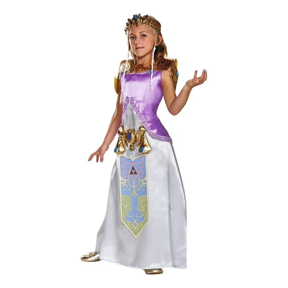 Disguise Girls' Zelda Deluxe Costume - Size 4-6X