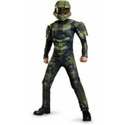 Disguise Halo Master Chief Classic Muscle Boy's Halloween Fancy-Dress Costume for Child, S (4-6)
