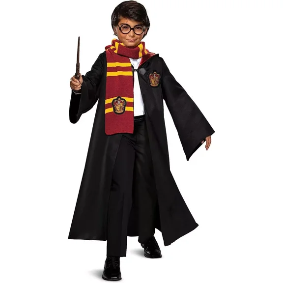 Disguise Harry Potter Premium Costume Hooded Robe, Large 10-12