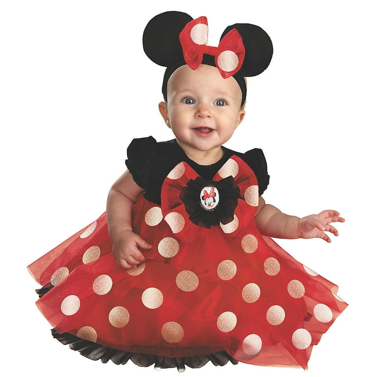 Disguise Infant Girls' Disney Minnie Mouse Costume Size 6-12
