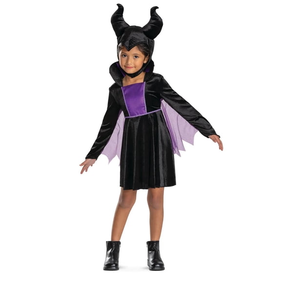 Disguise Infant Girls' Disney's Maleficent Classic Dress Costume - Size 6-12 Months - Black