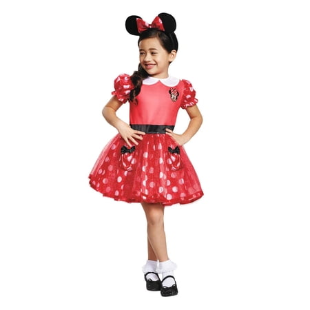 Disguise Infant Girls' Minnie Mouse Dress Costume - Size 12-18 Month