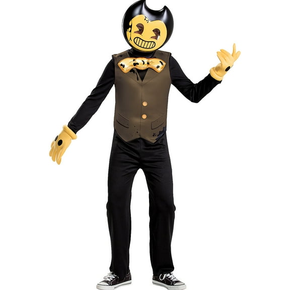 Disguise Kids' Bendy and the Ink Machine Dark Revival Bendy Costume - Size 14-16