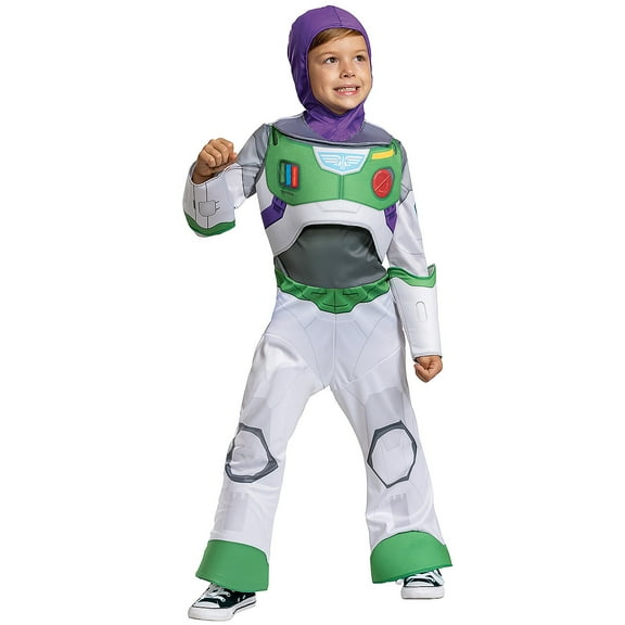 Disguise Kids' Buzz Lightyear Classic Space Ranger Jumpsuit Costume - Size 4-6