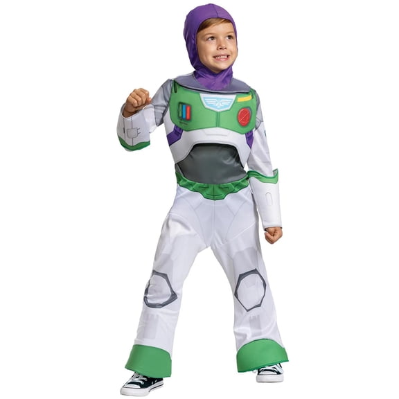 Disguise Kids' Buzz Lightyear Classic Space Ranger Jumpsuit Costume - Size 4-6
