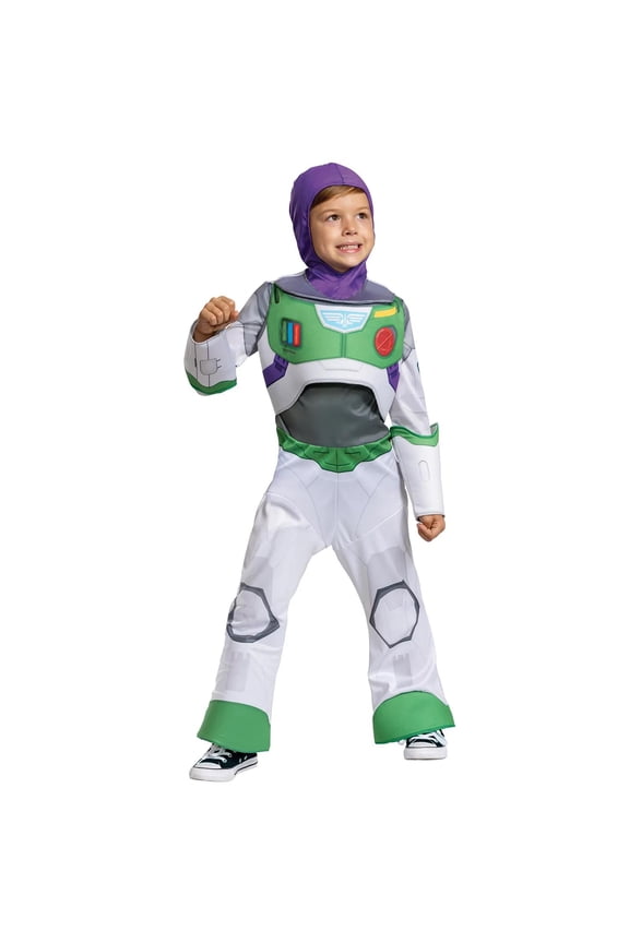 Kids' Buzz Lightyear Classic Space Ranger Jumpsuit Costume - Size 4-6