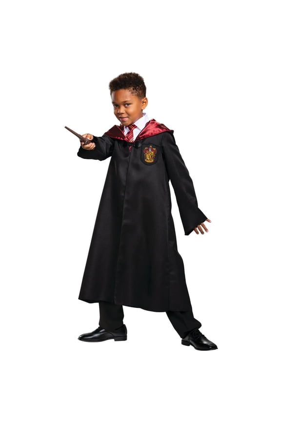 Kids' Classic Harry Potter Gryffindor Robe Costume - Size 10-12