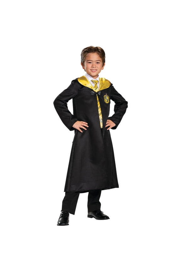 Kids' Classic Harry Potter Hufflepuff Robe Costume - 7-8