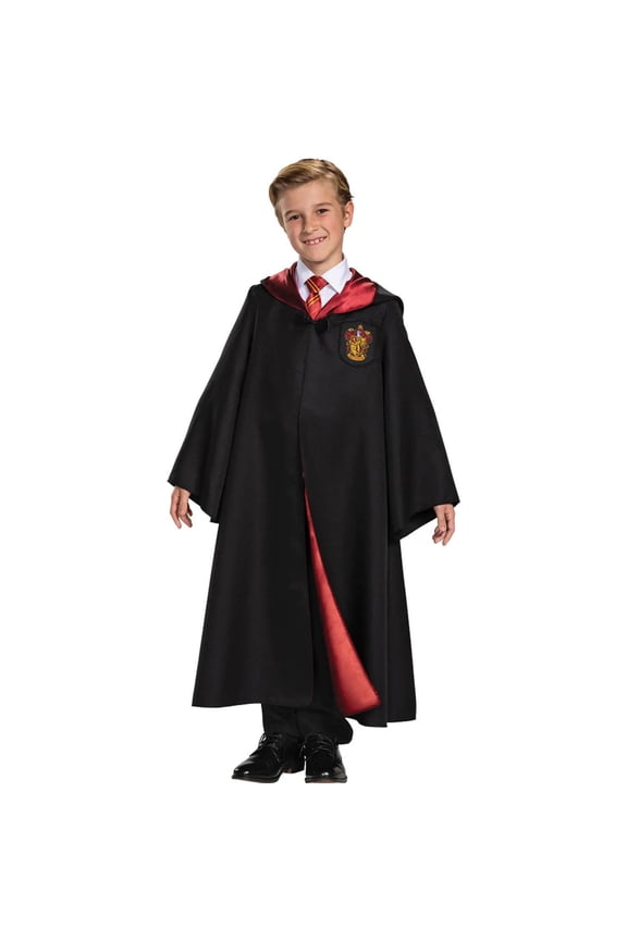 Kids' Deluxe Harry Potter Gryffindor Robe Costume - Size 7-8