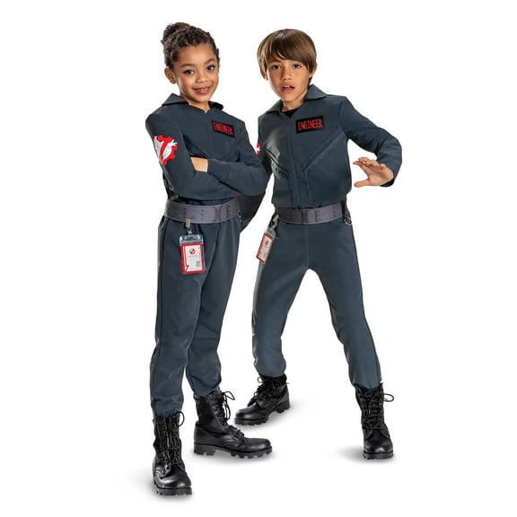 Disguise Kids' Ghostbusters: Frozen Empire Engineer Suit Classic Costume - Size 7-8 - Blue