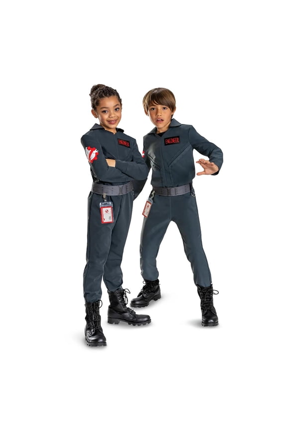 Kids' Ghostbusters: Frozen Empire Engineer Suit Classic Costume - Size 7-8 - Blue