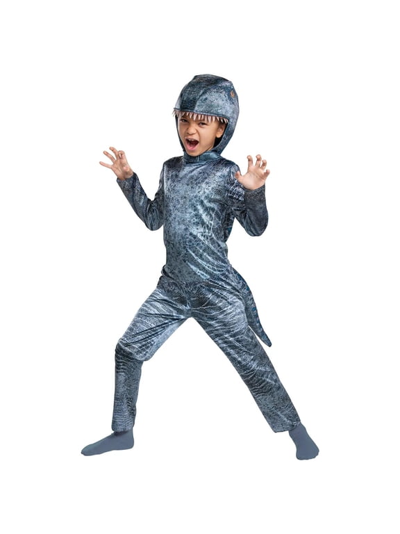 Kids' Jurassic World Blue the Velociraptor Jumpsuit Costume - Size 7-8