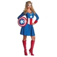 thumbnail image 1 of Women's Large Female 12-14 Captain America American Dream Costume, 1 of 2