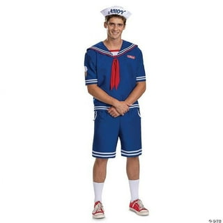 Stranger Things Steve Scoops Ahoy Adult Costume Stranger Things Steve Scoops Ahoy Adult Costume