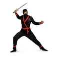 thumbnail image 1 of Disguise Men's Ninja Master Costume, Black/Red, XX-Large, 1 of 2