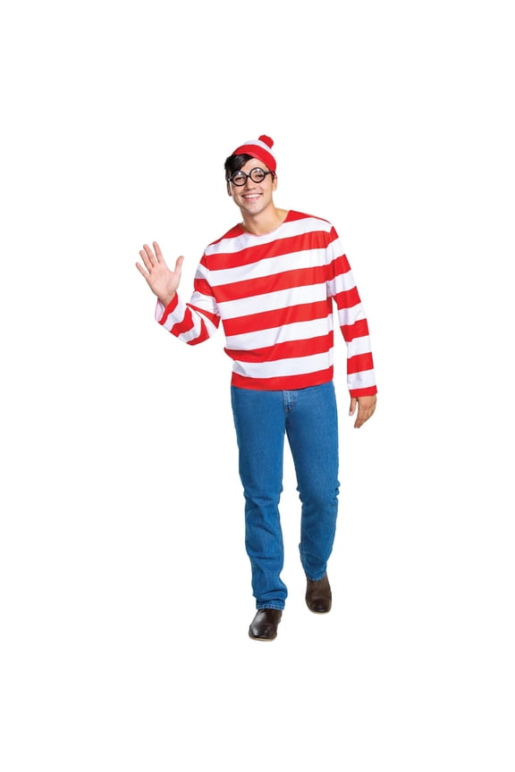 Mens Classic Waldo Costume - Size Large/X Large