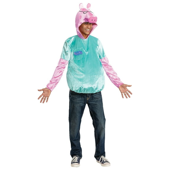 Disguise Mens Deluxe Daddy Pig Costume - Size Large/X Large