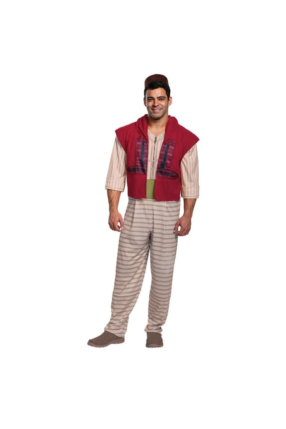 Mens Disney Aladdin Deluxe Aladdin Costume - Size XX Large