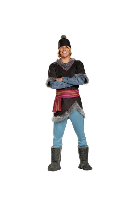 Mens Disney Frozen Deluxe Kristoff Costume - Size Large/X Large