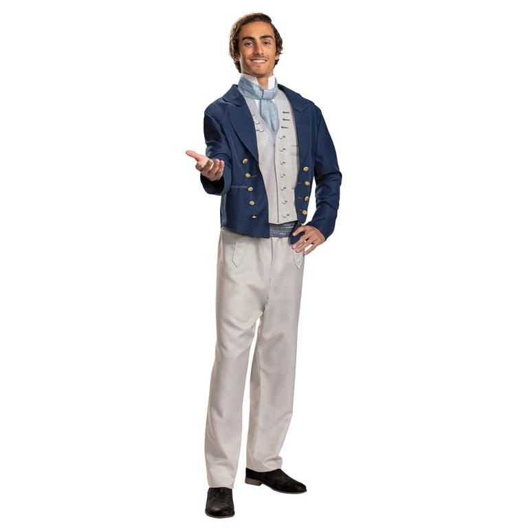 Disguise Adult Men's Disney The Little Mermaid Prince Eric Deluxe Halloween  Costume - Large/X Large