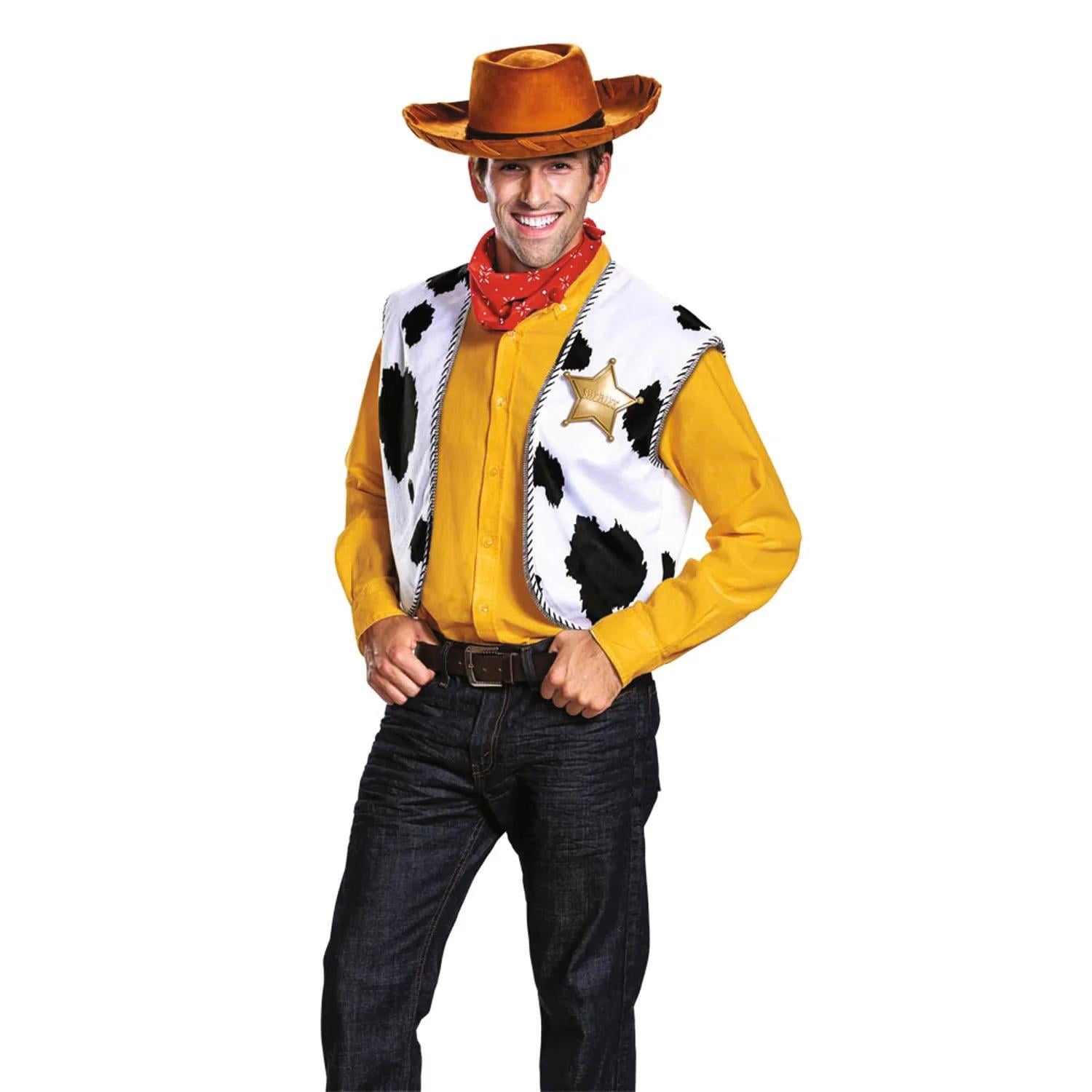 Disguise Men's Deluxe Toy Story 4 Woody Costume Kit - Adult Vest Disguise Men's Deluxe Toy Story 4 Woody Costume Kit - Adult Vest
