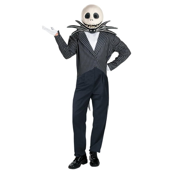 Disguise Mens Jack Skellington Deluxe Costume - Size Large/X Large