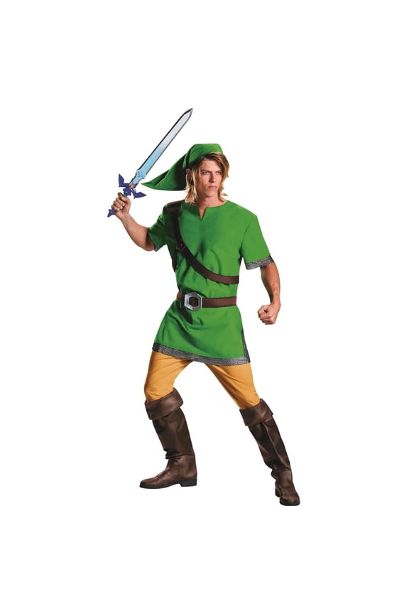 Mens Legend of Zelda Classic Link Costume - Size Medium