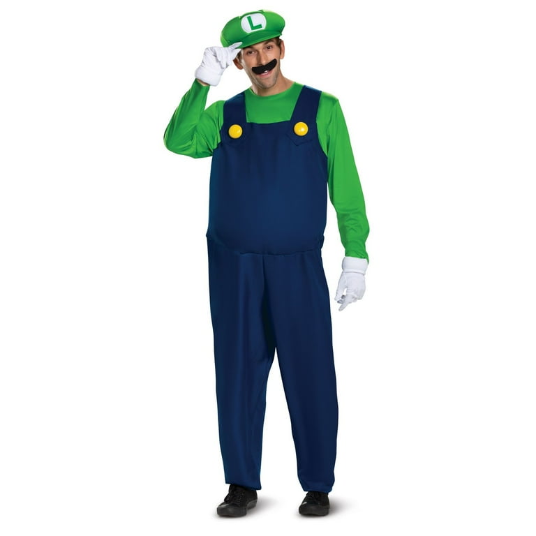 The Super Mario Brothers Men's Mario Deluxe Costume