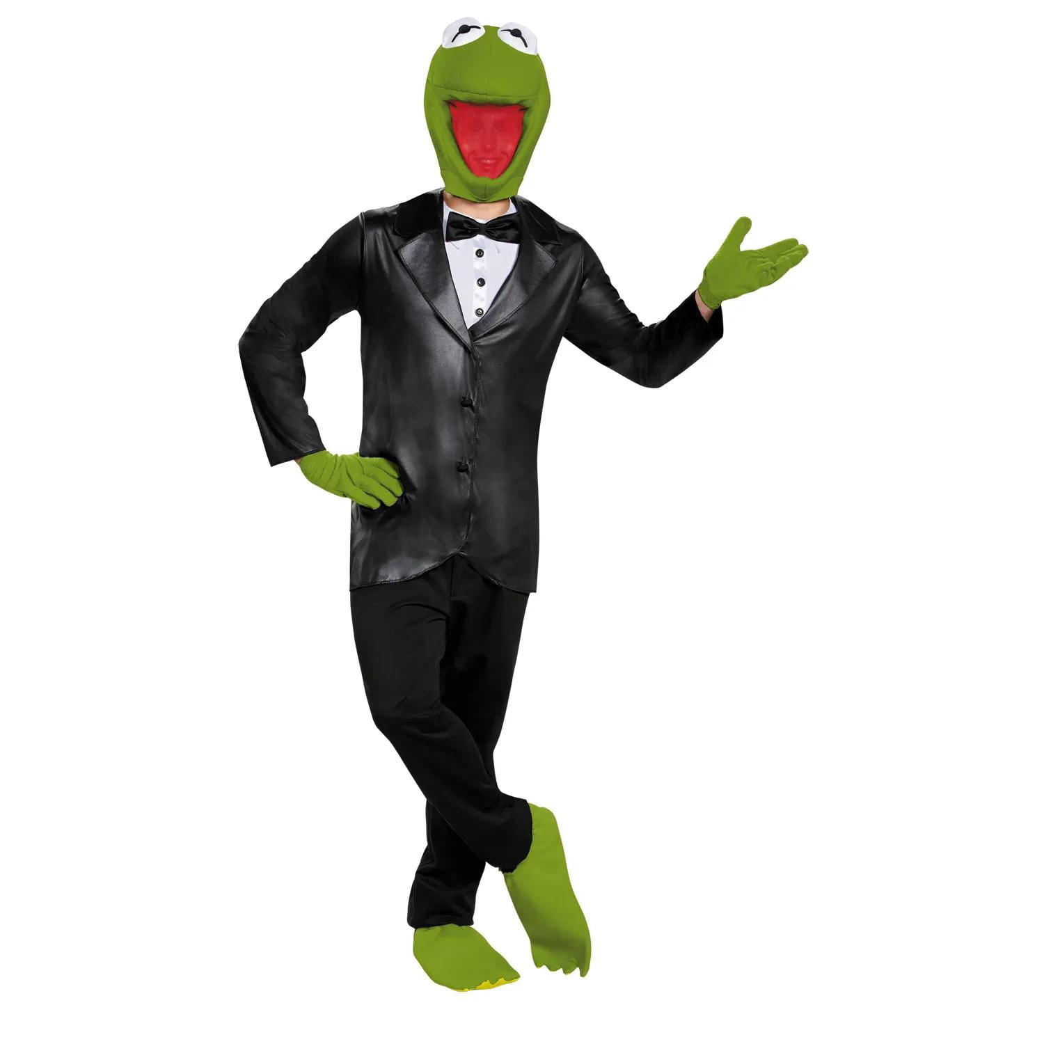 Disguise Mens The Muppets Deluxe Kermit the Frog Costume - Size