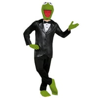 Disguise Mens The Muppets Deluxe Kermit the Frog Costume - Size Large/X Large