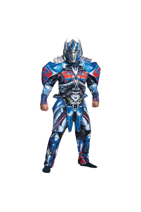 Mens Transformers Optimus Prime Deluxe Costume - Size Large/X Large
