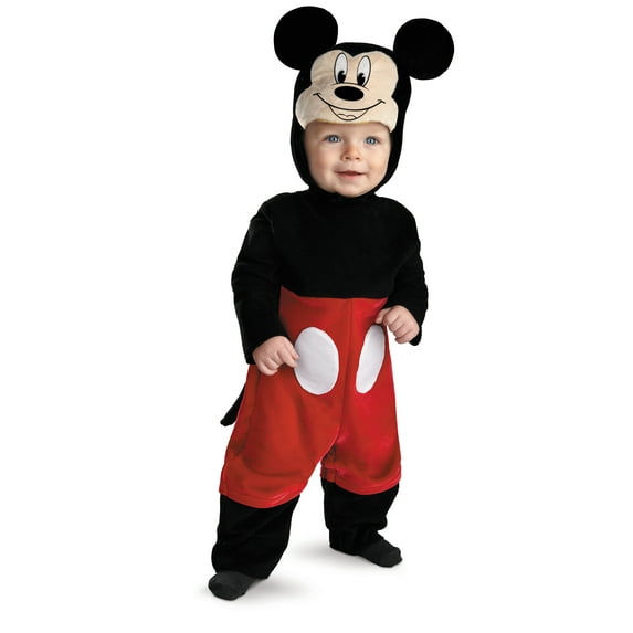 Disguise Mickey Mouse Deluxe Boy's Halloween Fancy-Dress Costume for Infant, 2T