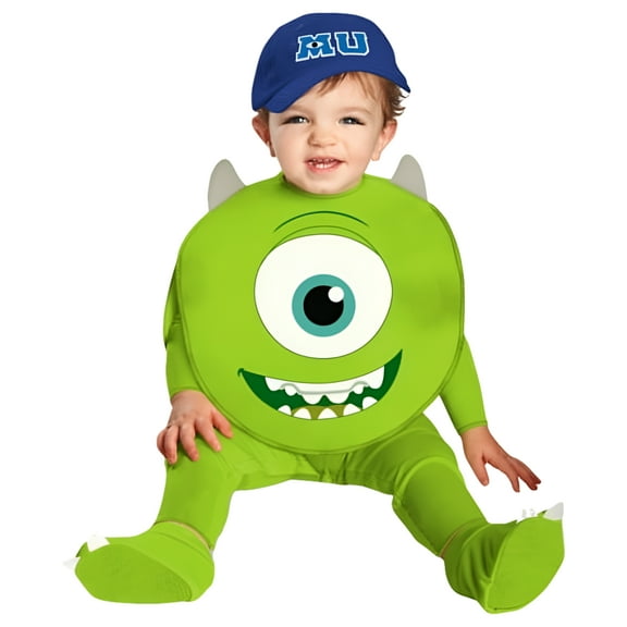 Disguise Monster University Classic Mike Boy's Halloween Fancy-Dress Costume for Infant, 9-12 Months