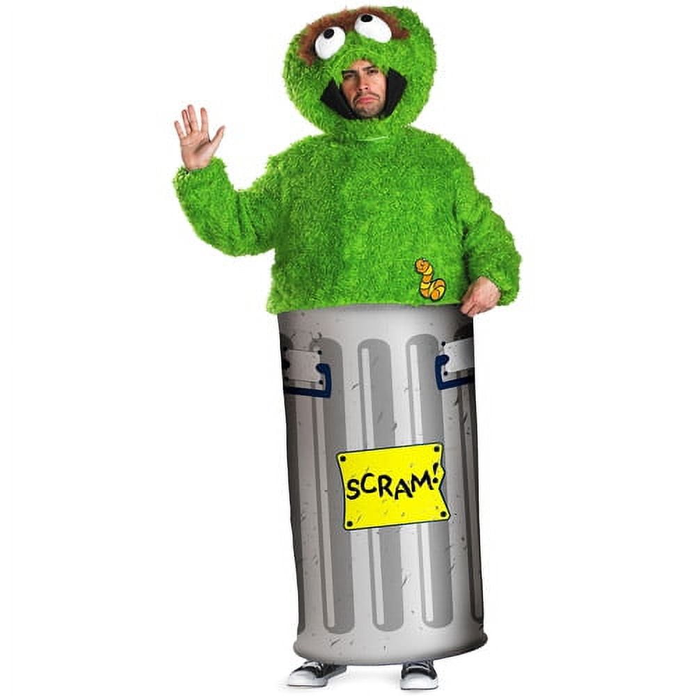 Disguise Men's Oscar the Grouch Halloween Costume - Size
