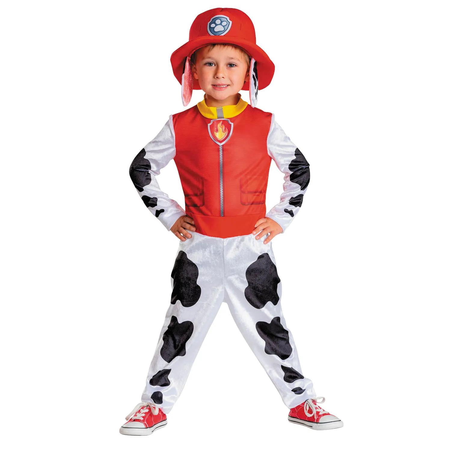 Toddler Classic Paw Patrol Marshall Jumpsuit Costume - Large 4-6X
