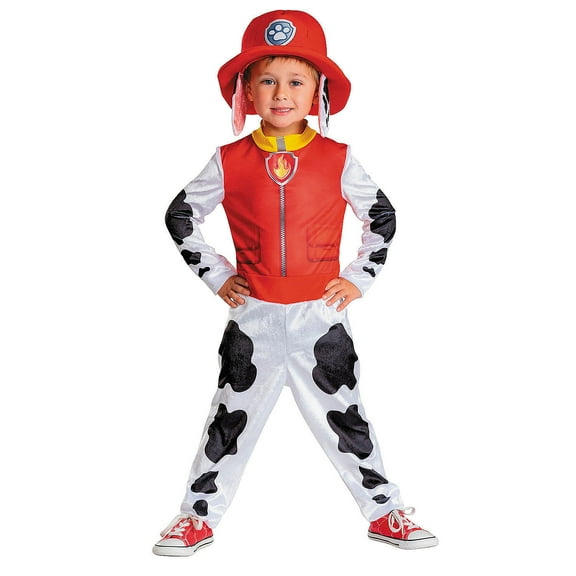 Toddler Classic Paw Patrol Marshall Jumpsuit Costume - Large 4-6X
