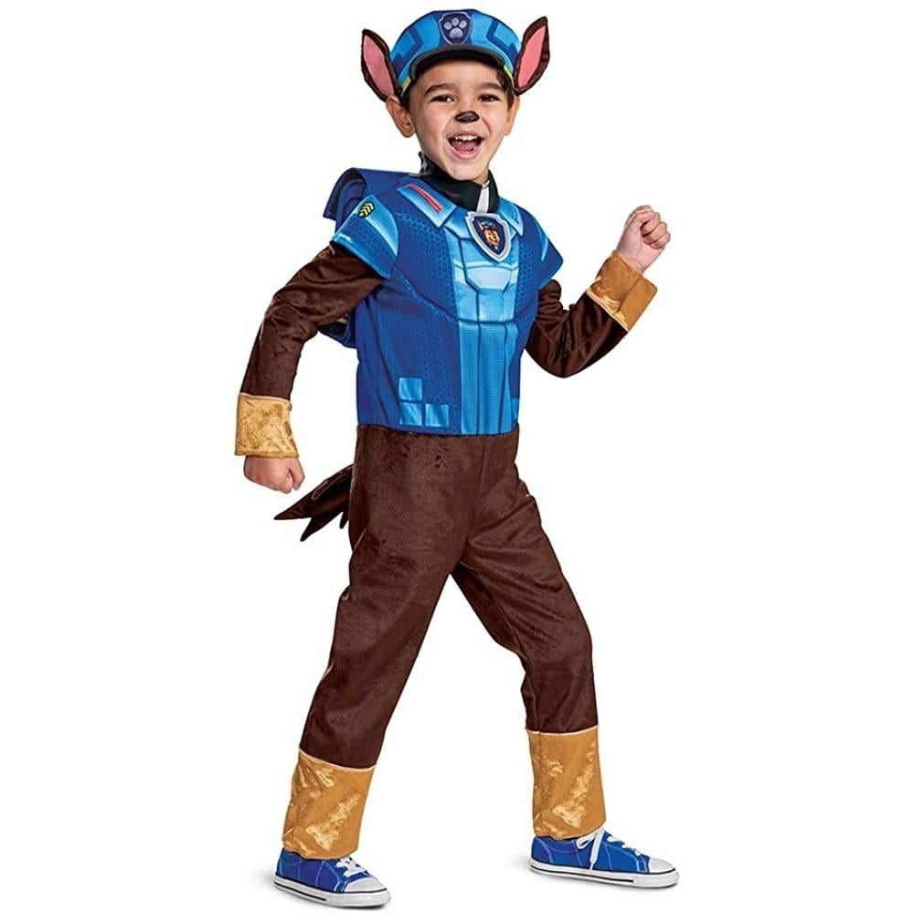 Disguise Toddler Boys Deluxe PAW Patrol Chase Costume Size 3T 4T