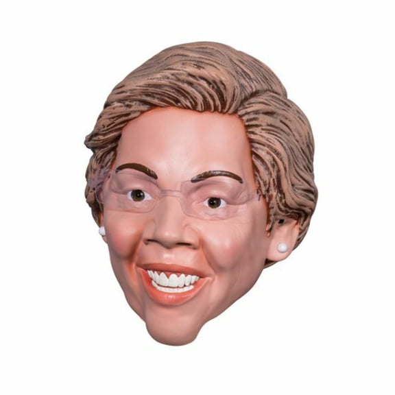 Disguise Politically Incorrect Adult Full Mask Elizabeth Warren Vinyl One Size